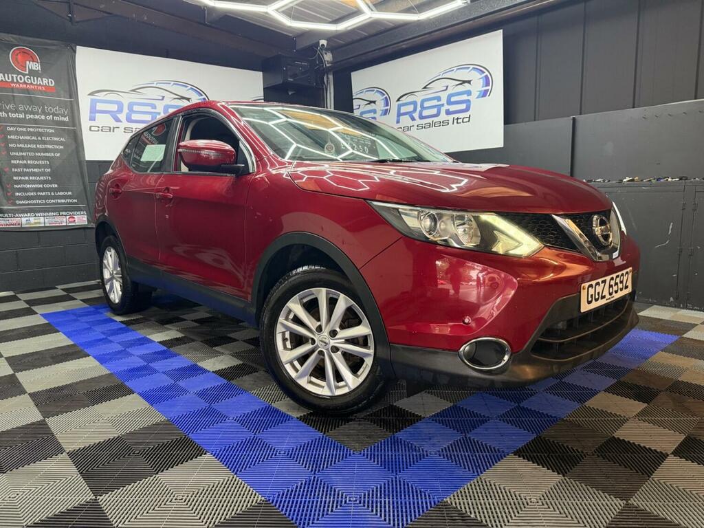 Nissan Qashqai 1.5 Dci Acenta 2017 GGZ6592 Red #2