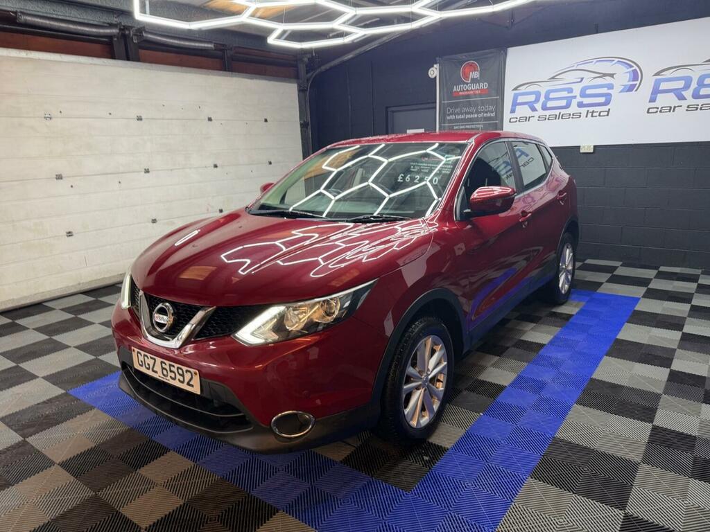 Nissan Qashqai 1.5 Dci Acenta 2017 GGZ6592 Red #5