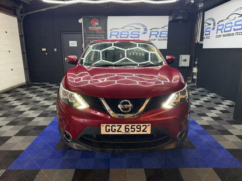Nissan Qashqai 1.5 Dci Acenta 2017 GGZ6592 Red #3