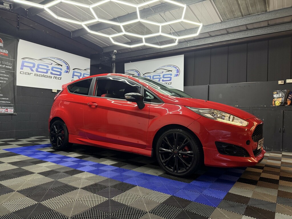 Ford Fiesta 1.0 T Ecoboost Zetec S 2015 SB65YOK Red #3