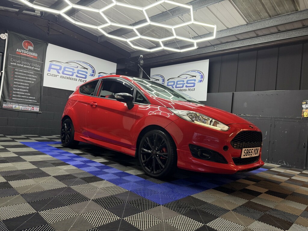 Ford Fiesta 1.0 T Ecoboost Zetec S 2015 SB65YOK Red #2