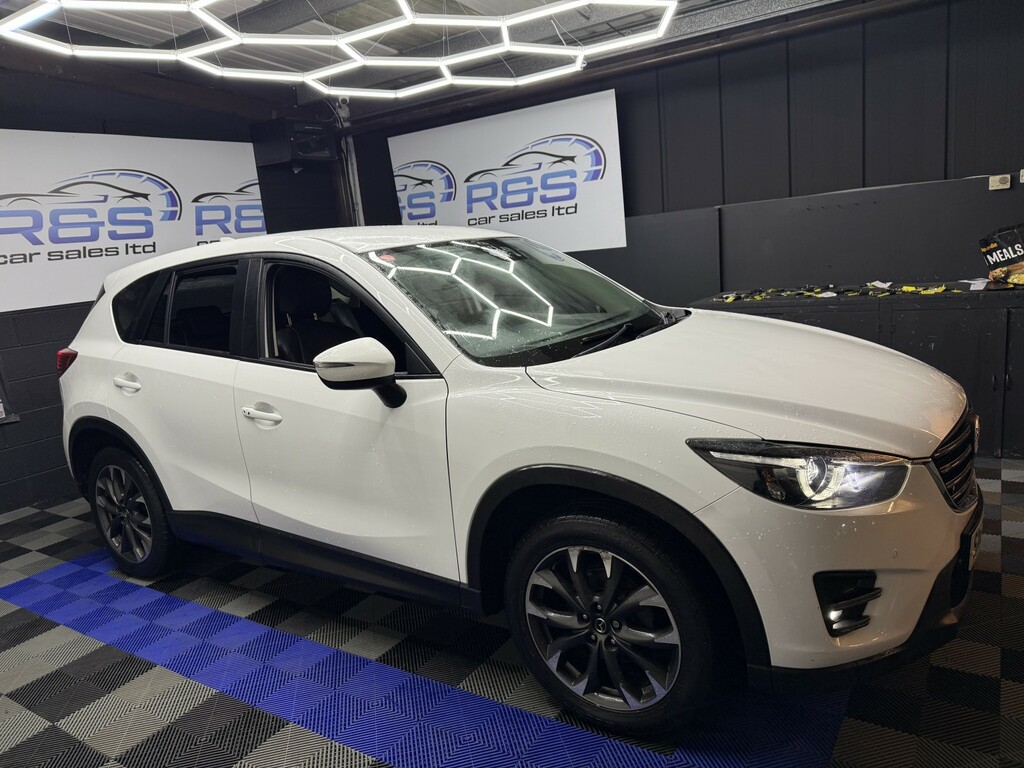 Mazda CX-5 2.2 Skyactiv-d Sport Nav 2016 SX66FLP White #2