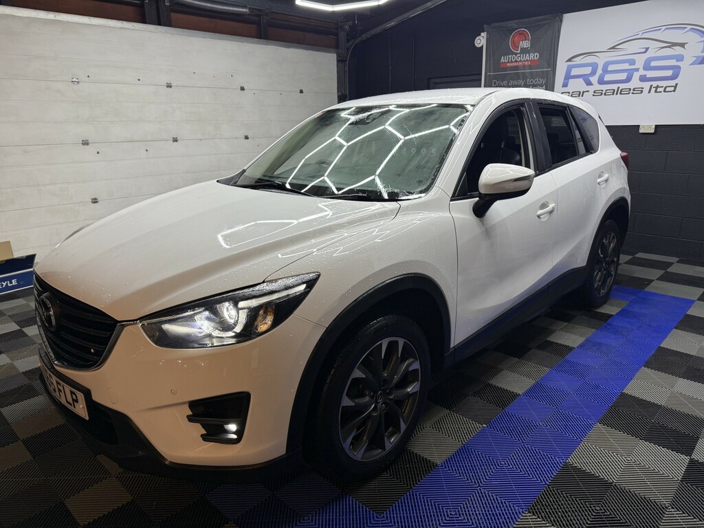 Mazda CX-5 2.2 Skyactiv-d Sport Nav 2016 SX66FLP White #5