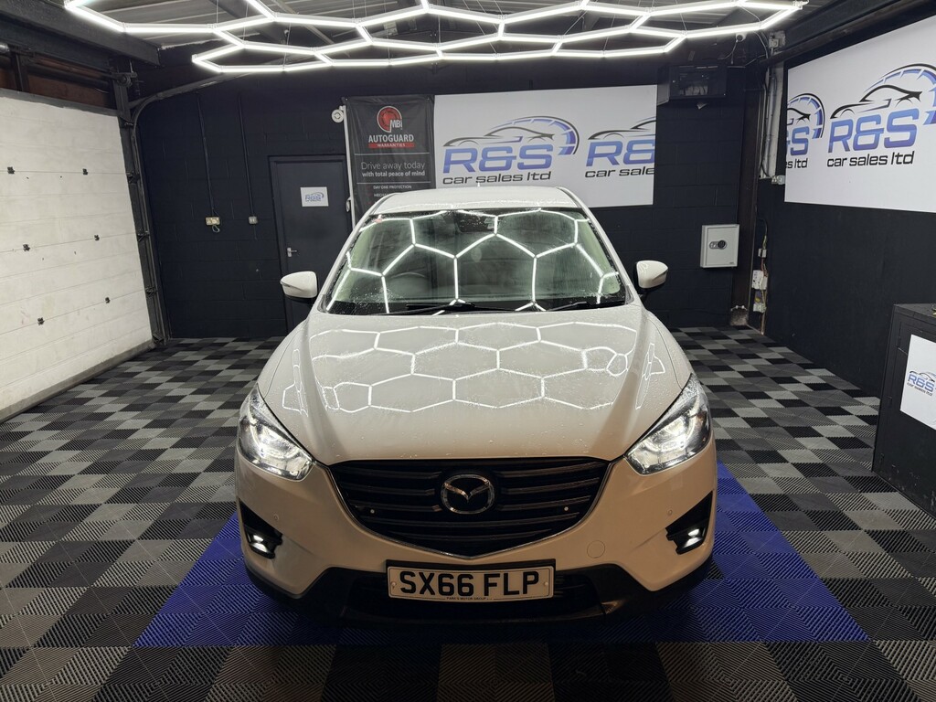 Mazda CX-5 2.2 Skyactiv-d Sport Nav 2016 SX66FLP White #4