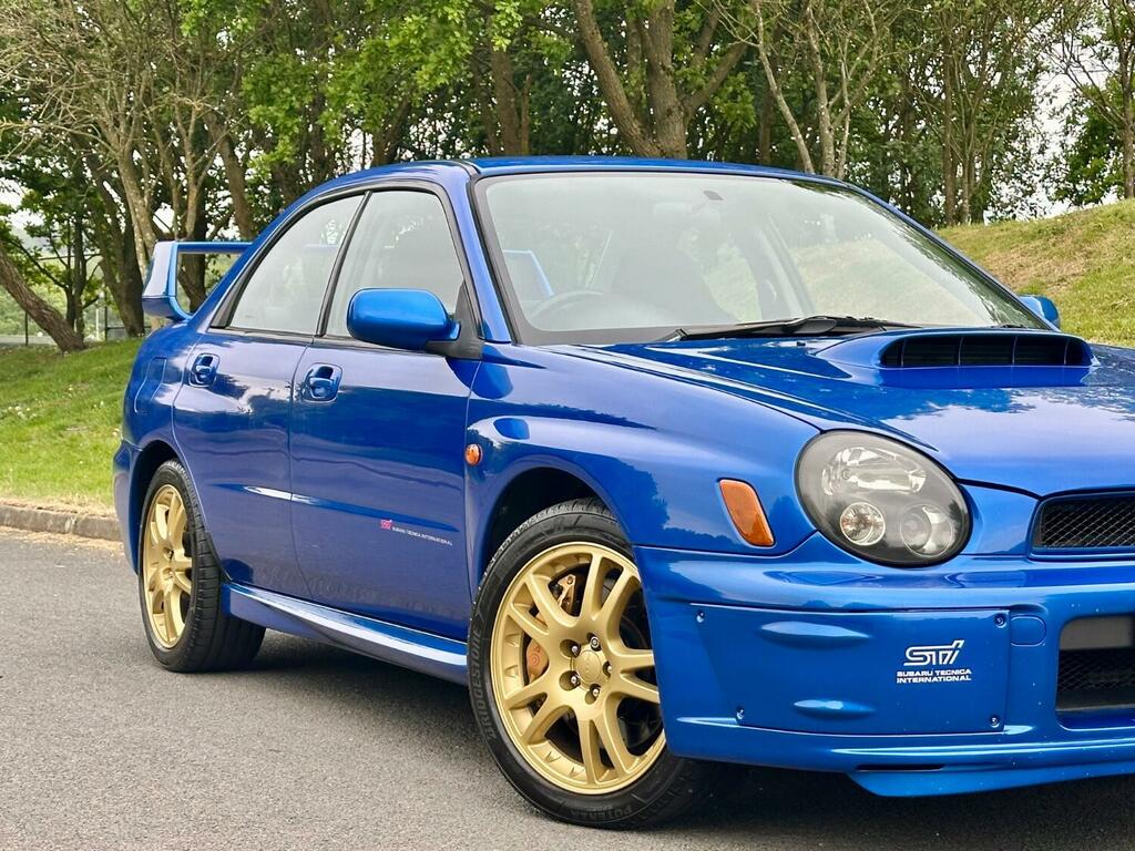Subaru Impreza Saloon 2.0 Wrx Sti 200202 WA02SBX Blue #4