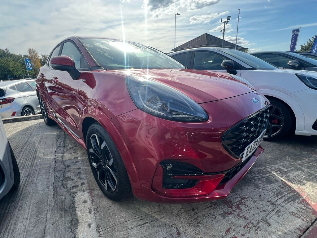 Ford Puma Puma Hatchback 1.0 Ecoboost Hybrid Mhev St-line X EA23UWO Red