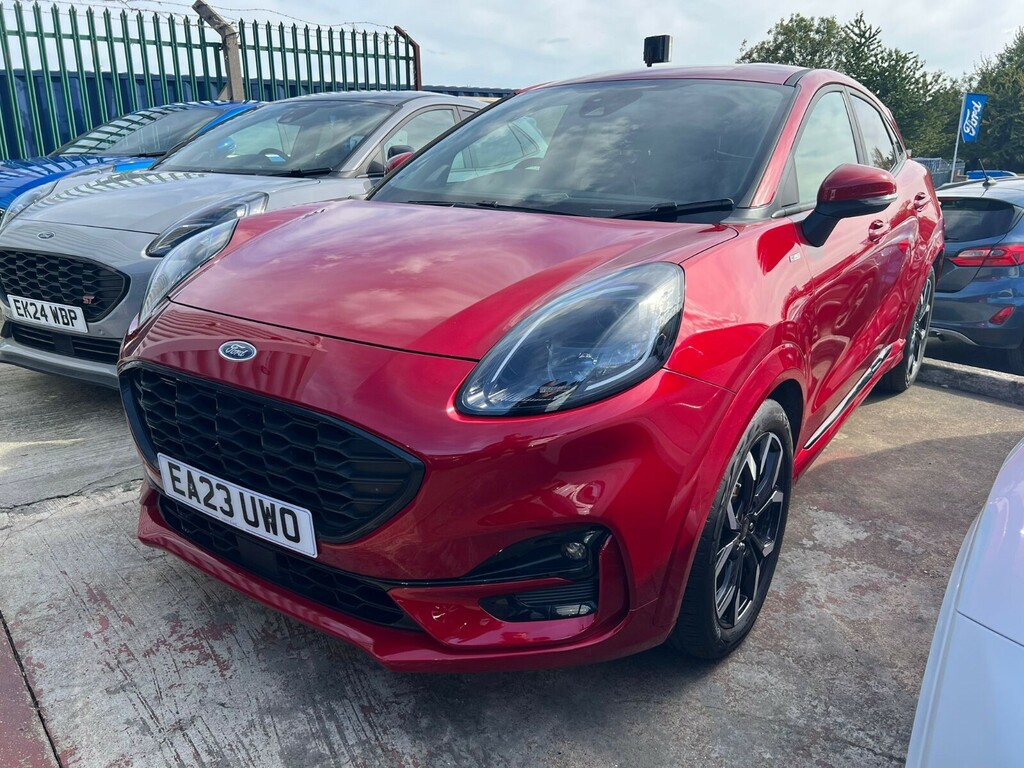 Ford Puma Puma Hatchback 1.0 Ecoboost Hybrid Mhev St-line X EA23UWO Red #3