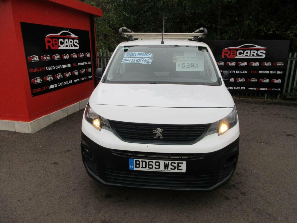 Peugeot Partner Panel Van 1.5 Bluehdi 650 Professional Standard Pa BD69WSE White #2