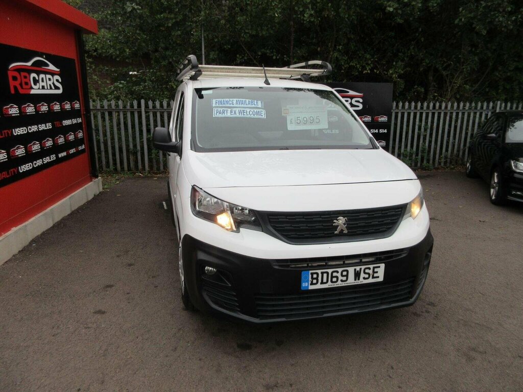 Peugeot Partner Panel Van 1.5 Bluehdi 650 Professional Standard Pa White