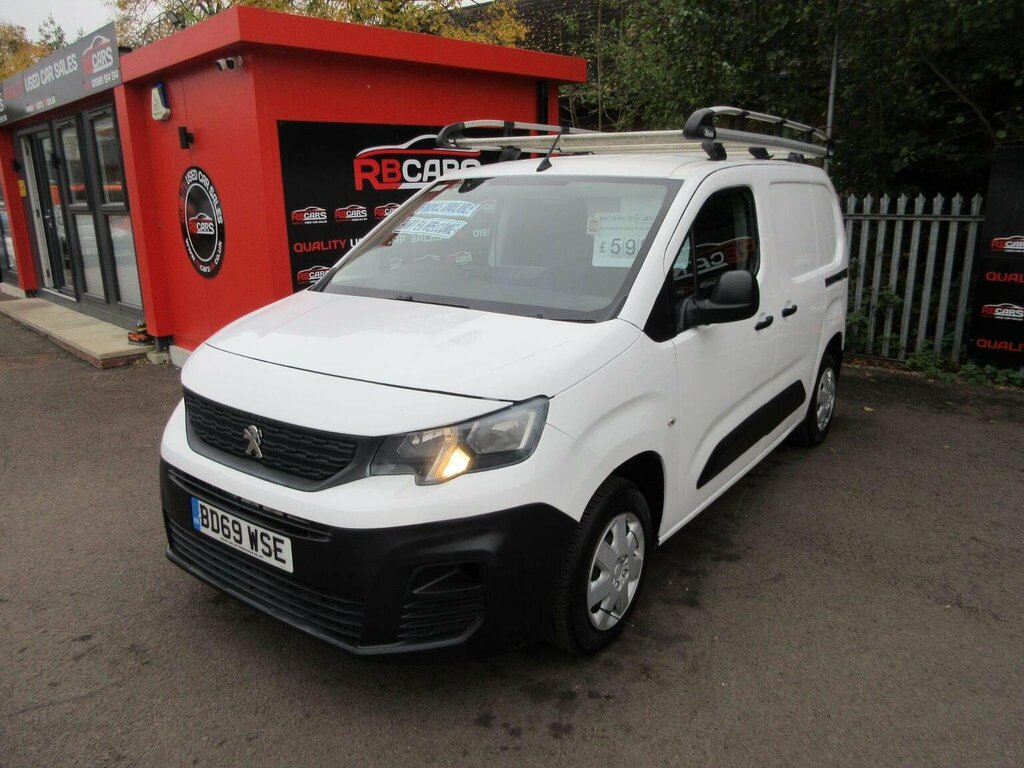 Peugeot Partner Panel Van 1.5 Bluehdi 650 Professional Standard Pa BD69WSE White #3