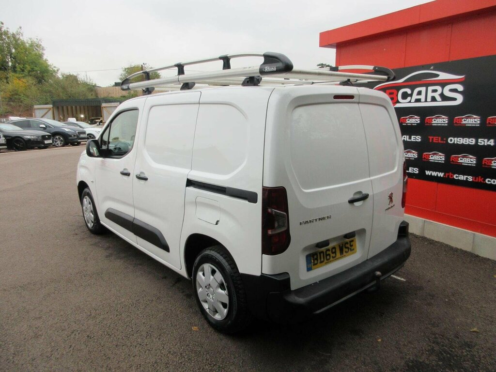 Peugeot Partner Panel Van 1.5 Bluehdi 650 Professional Standard Pa BD69WSE White #4