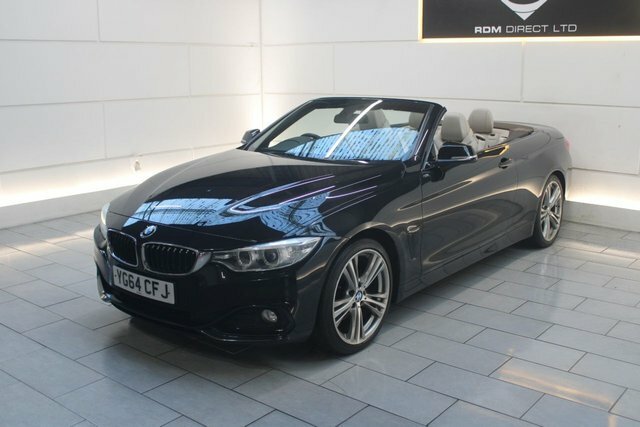 BMW 4 Series Convertible Black #3