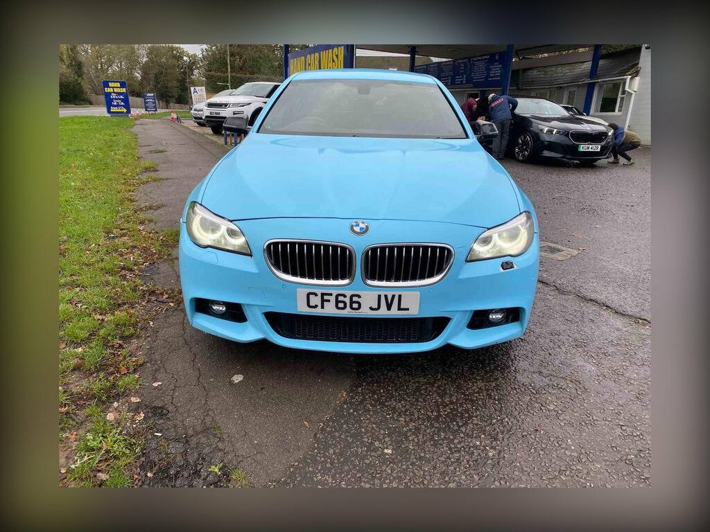 BMW 5 Series 2.0 520D M Sport Euro 6 Ss CF66JVL White #2