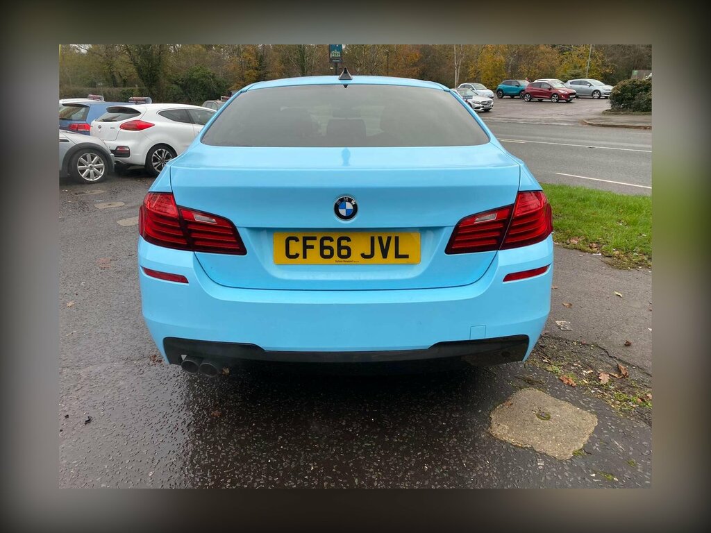 BMW 5 Series 2.0 520D M Sport Euro 6 Ss CF66JVL White #5