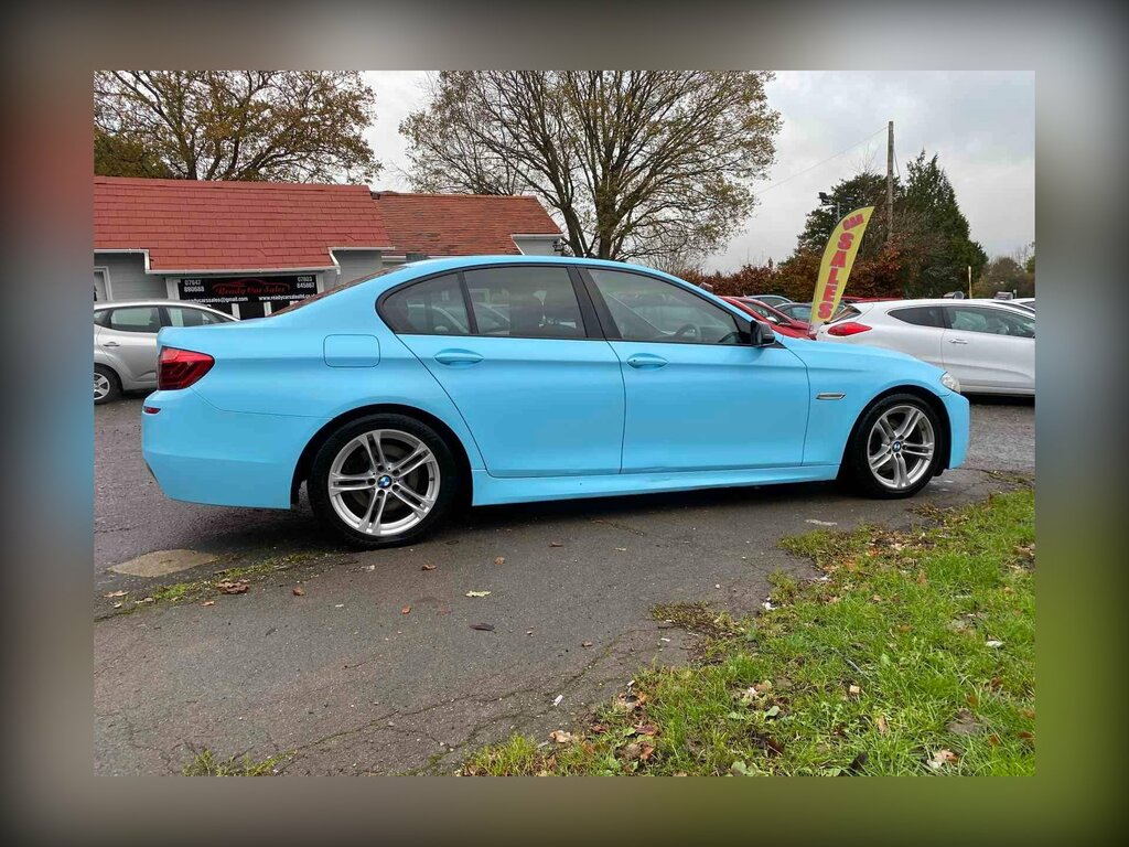BMW 5 Series 2.0 520D M Sport Euro 6 Ss CF66JVL White #6