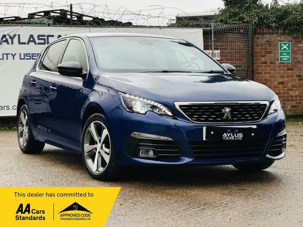 Peugeot 308 Hatchback 1.2 Puretech Gpf Gt Line Eat Euro 6 Ss Blue