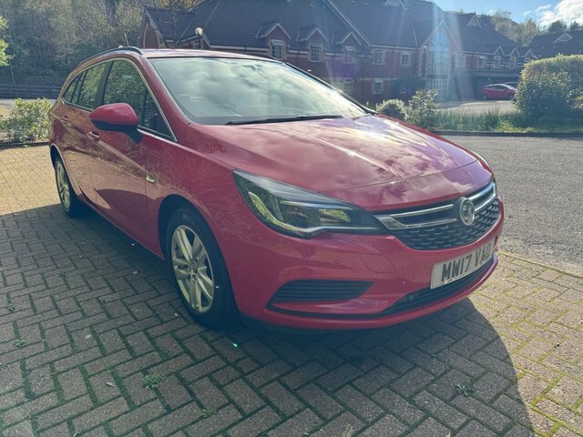 Vauxhall Astra Estate MW17VAD Red #6