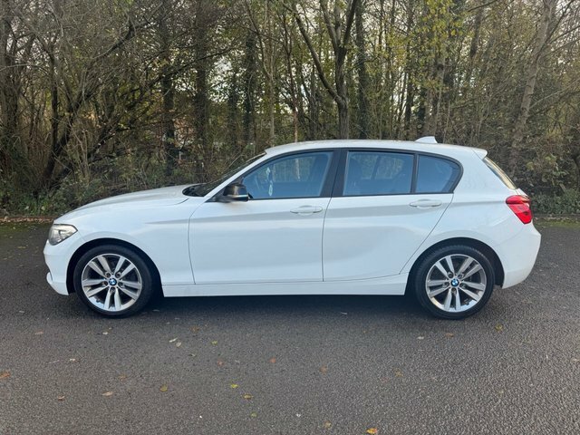 BMW 1 Series Hatchback DE68JZP White #2