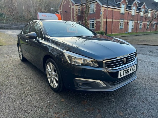 Peugeot 508 Saloon LT66XYX Blue #6