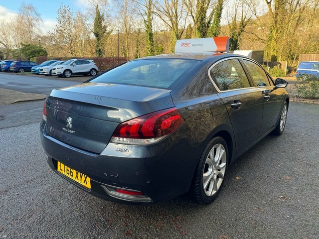 Peugeot 508 Saloon LT66XYX Blue #4