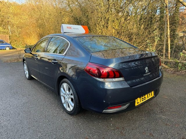 Peugeot 508 Saloon LT66XYX Blue #3