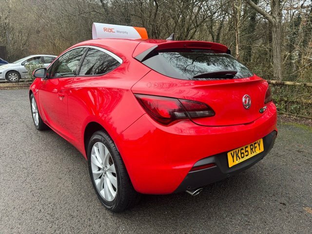 Vauxhall Astra GTC Coupe YK65RFY Red #3