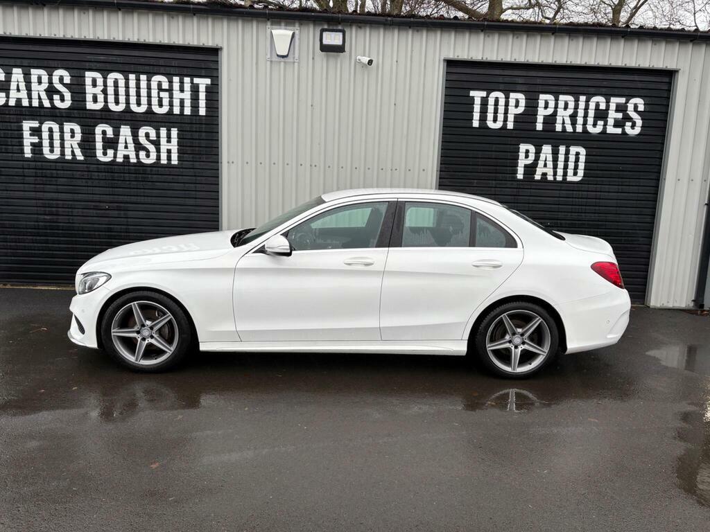 Mercedes-Benz C Class 1.6 C200d Amg Line G-tronic Euro 6 S S White #5