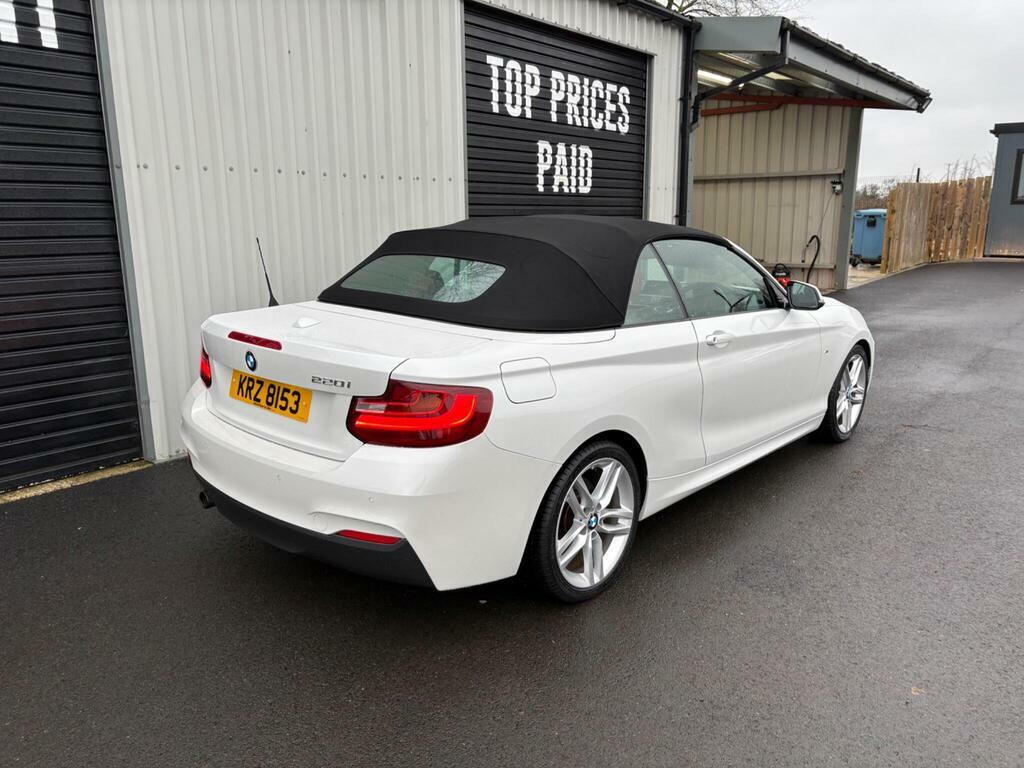 BMW 2 Series 2.0 220I M Sport Euro 6 S S White #3