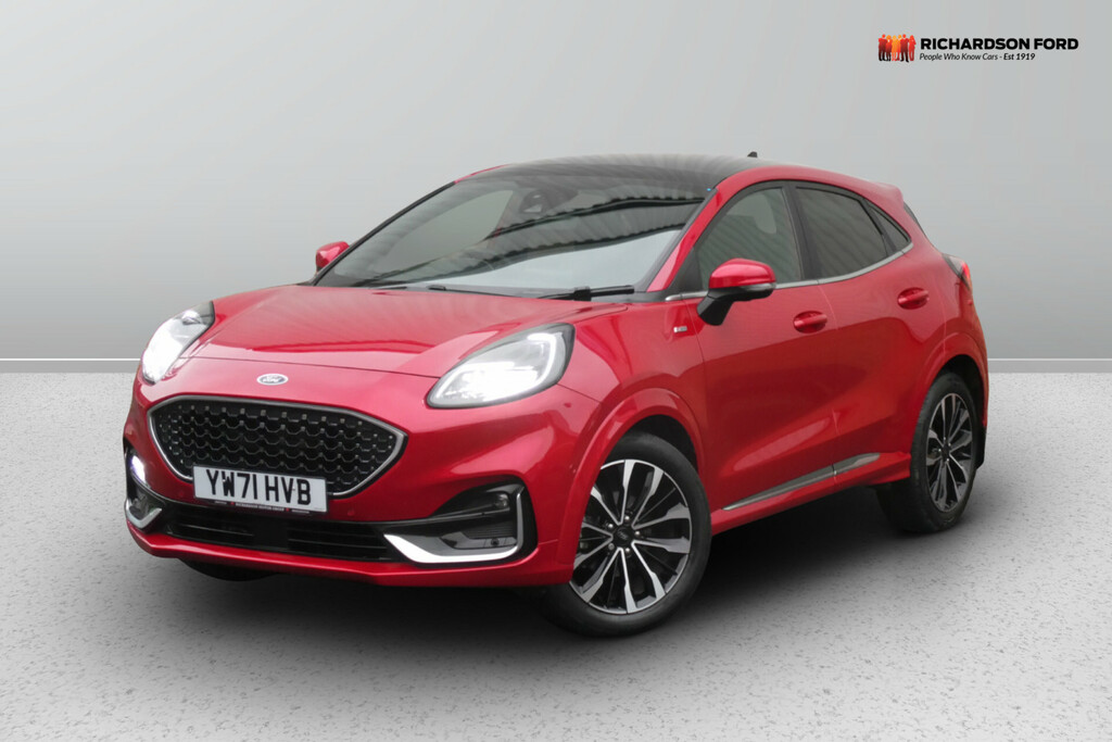Ford Puma 1.0 Ecoboost Hybr Mhev 155 St-line Vignale Dct Red