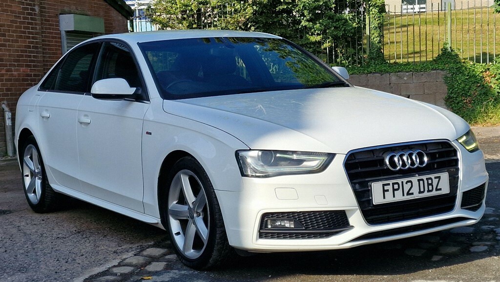 Audi A4 2.0 Tdi S Line Multitronic Euro 5 Ss White