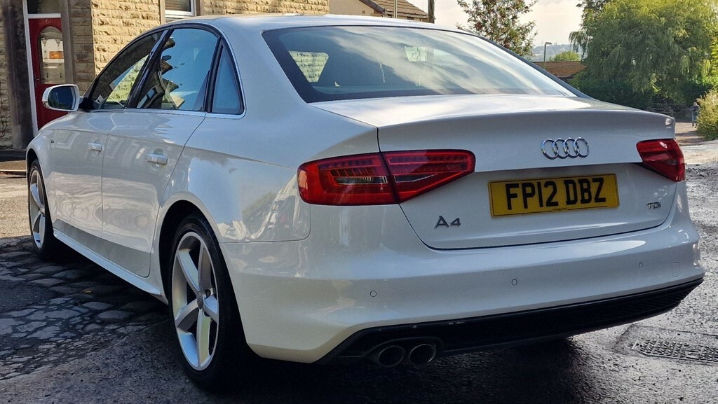 Audi A4 2.0 Tdi S Line Multitronic Euro 5 Ss White #4