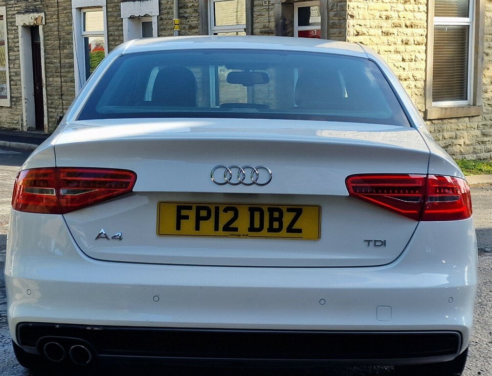 Audi A4 2.0 Tdi S Line Multitronic Euro 5 Ss White #6