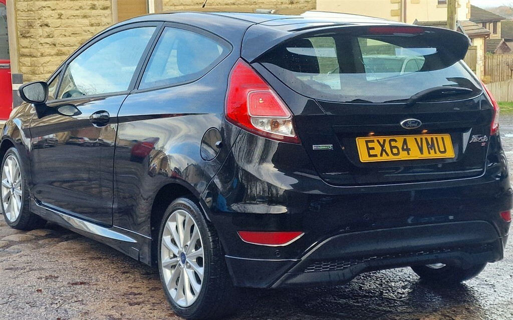 Ford Fiesta 1.0T Ecoboost Zetec S Euro 5 Ss EX64VMU Black #4