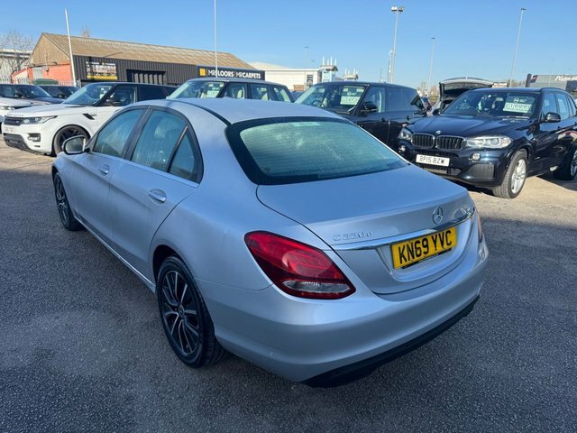 Mercedes-Benz C Class C220d Se Saloon KN69YVC Silver #5