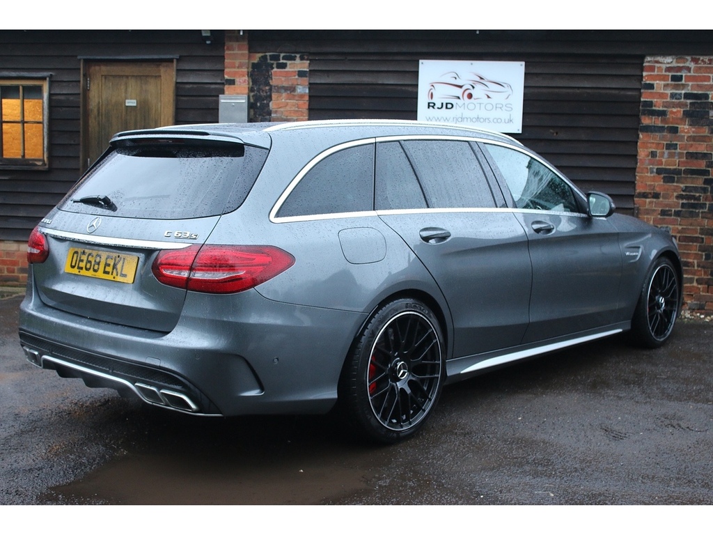 Mercedes-Benz C Class C63 V8 Biturbo Amg S U318 Ulez OE68EKL Grey #3