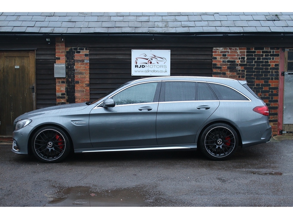 Mercedes-Benz C Class C63 V8 Biturbo Amg S U318 Ulez OE68EKL Grey #6