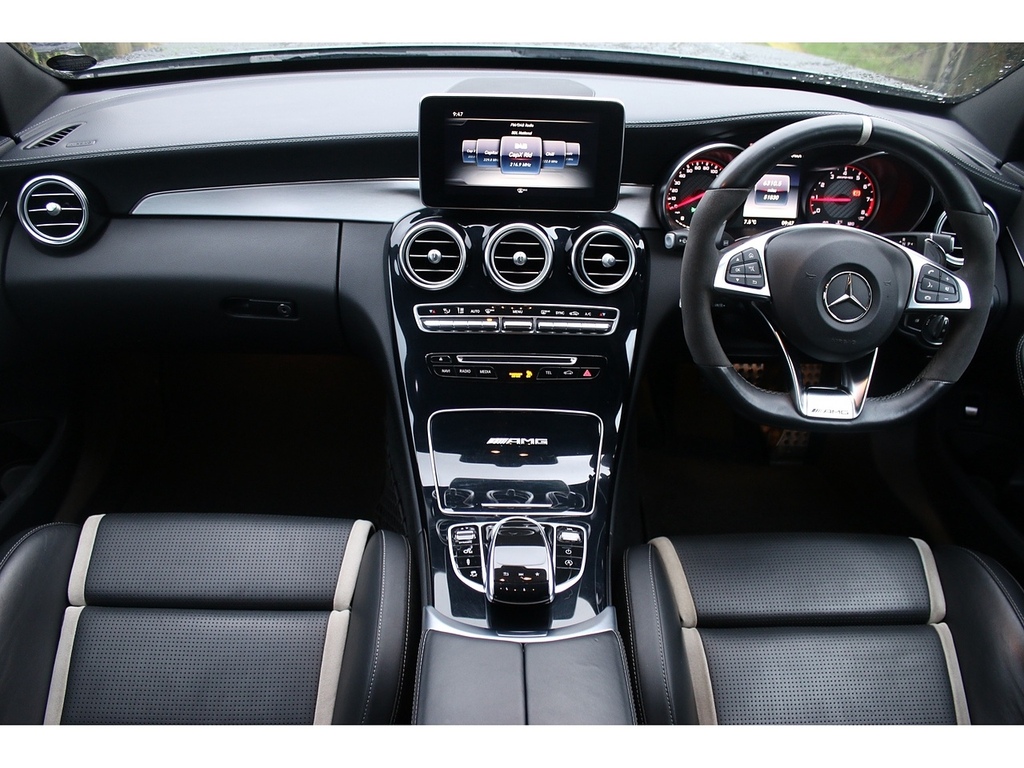 Mercedes-Benz C Class C63 V8 Biturbo Amg S U318 Ulez OE68EKL Grey #2