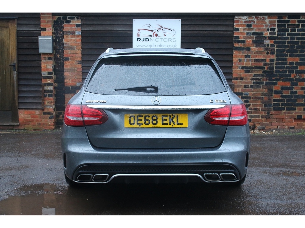 Mercedes-Benz C Class C63 V8 Biturbo Amg S U318 Ulez OE68EKL Grey #4