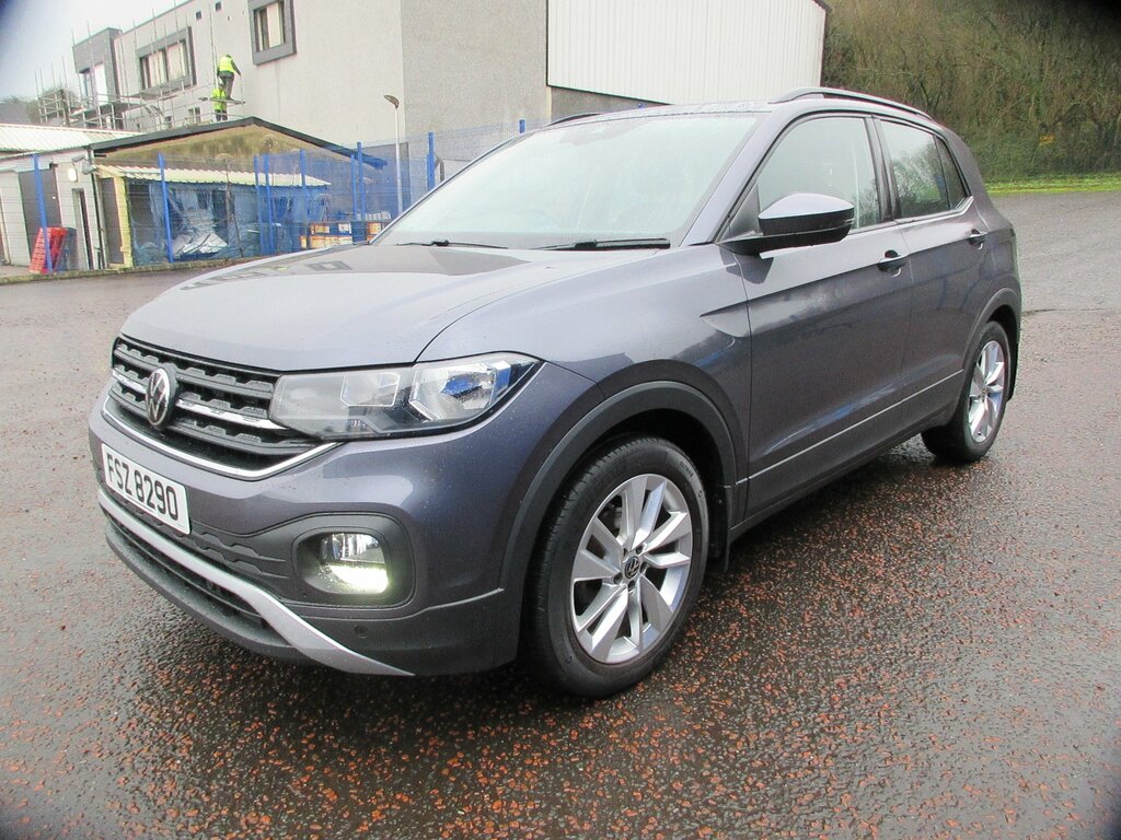 Volkswagen T-Cross 2022 Volkswagen T-cross 1.0 Se Tsi Dsg FSZ8290 Grey #5