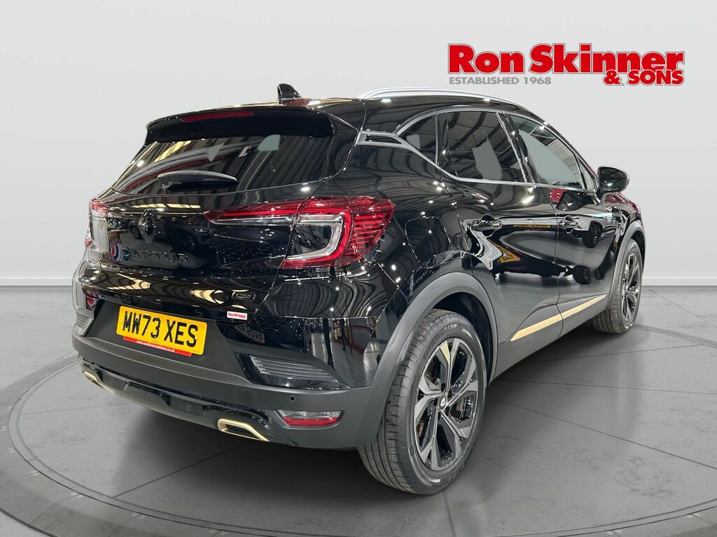 Renault Captur 1.6 E-tech 9.8Kwh E-tech Engineered Suv MW73XES Black #4