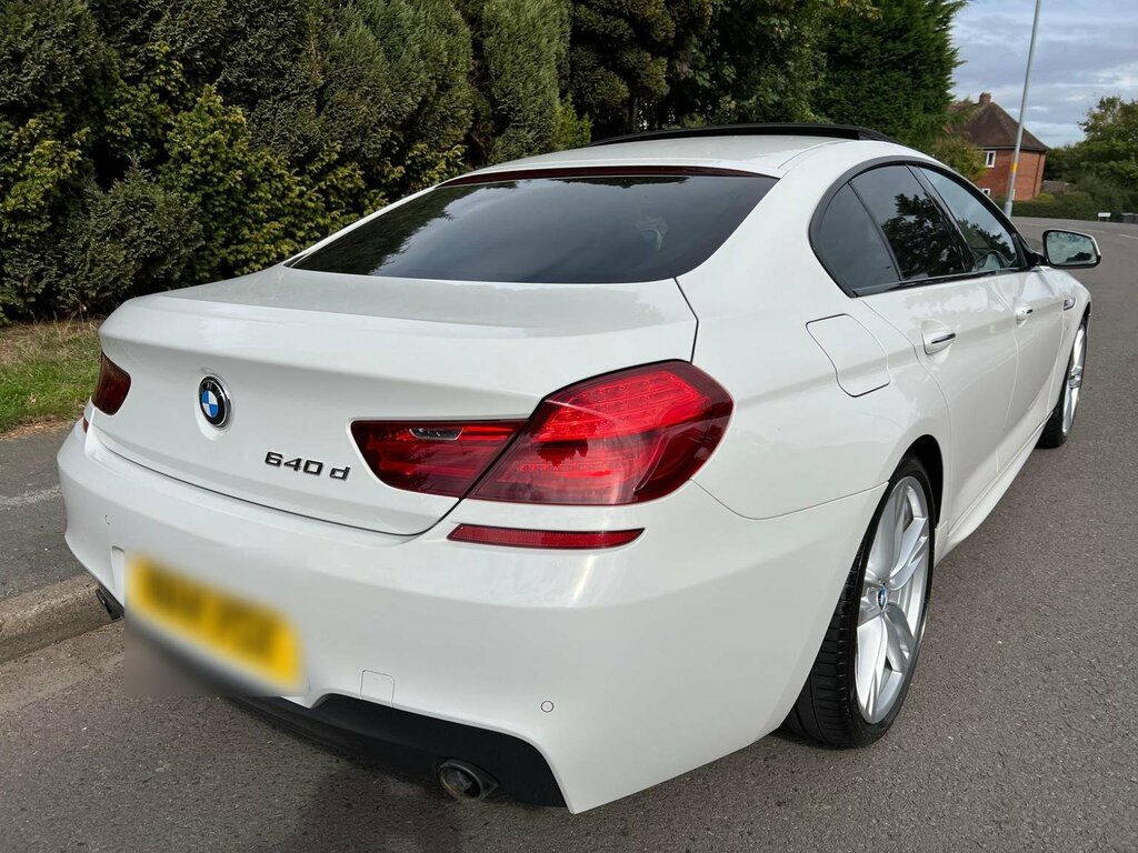 BMW 6 Series Gran Coupe 3.0 640D M Sport Euro 5 Ss White #5