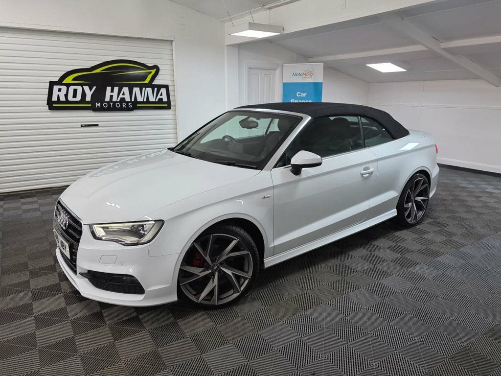 Audi A3 Cabriolet 2.0 Tdi S Line Convertible S Tronic Eur White