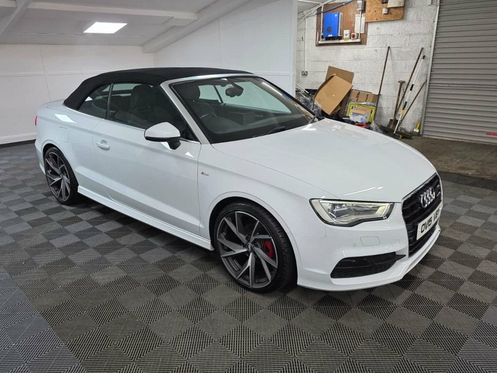 Audi A3 Cabriolet 2.0 Tdi S Line Convertible S Tronic Eur White #6
