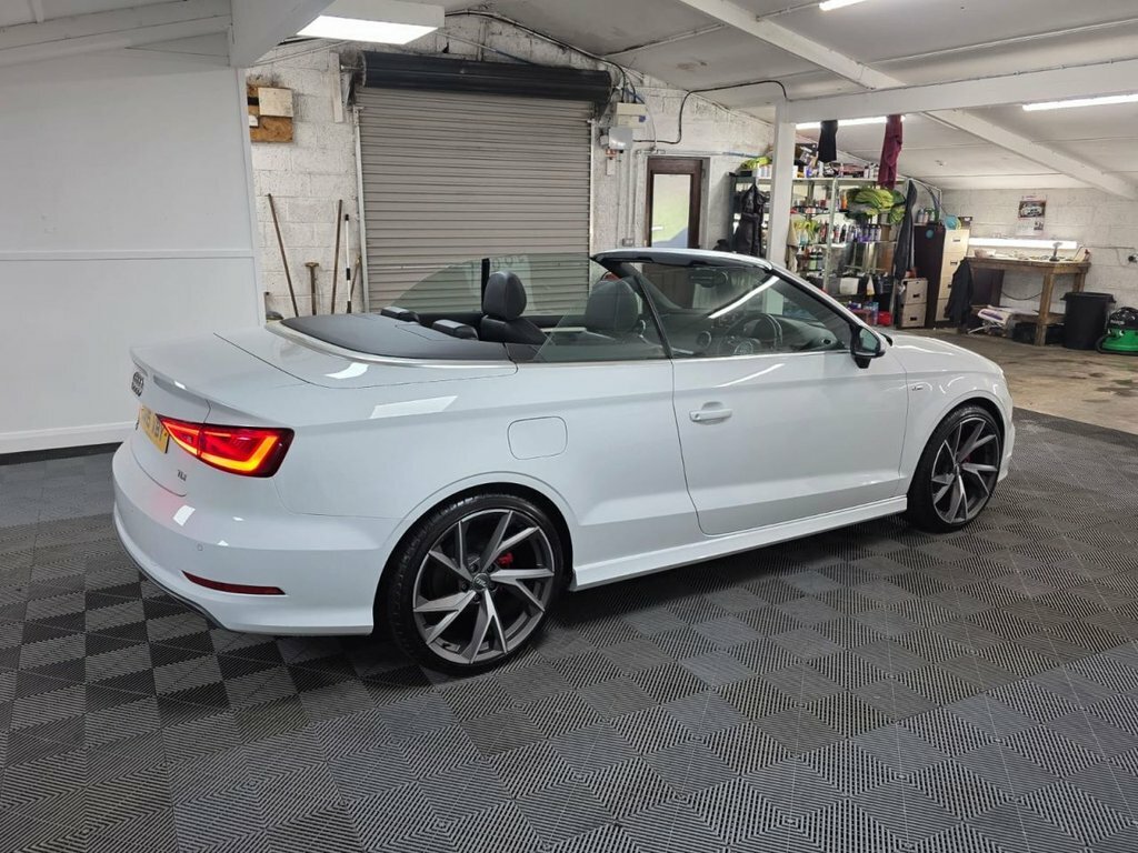 Audi A3 Cabriolet 2.0 Tdi S Line Convertible S Tronic Eur White #5