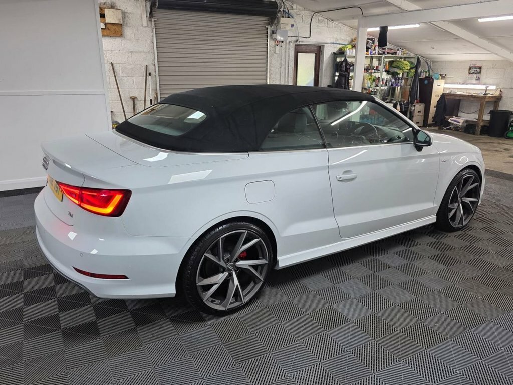 Audi A3 Cabriolet 2.0 Tdi S Line Convertible S Tronic Eur White #2