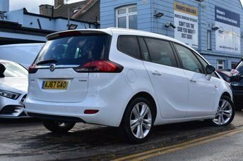 Vauxhall Zafira Tourer 1.4L Sri Nav AJ67GAO White #2