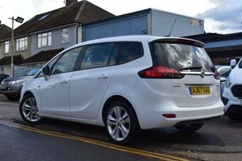 Vauxhall Zafira Tourer 1.4L Sri Nav AJ67GAO White #3