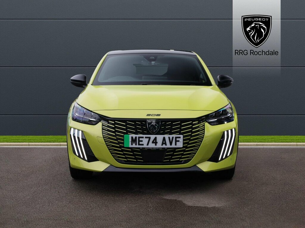 Peugeot e-208 51Kwh Gt 7.4Kw Charger ME74AVF Yellow #2