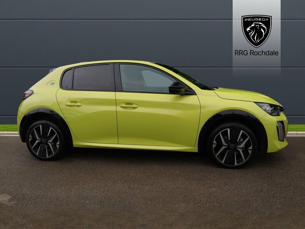 Peugeot e-208 51Kwh Gt 7.4Kw Charger ME74AVF Yellow #5
