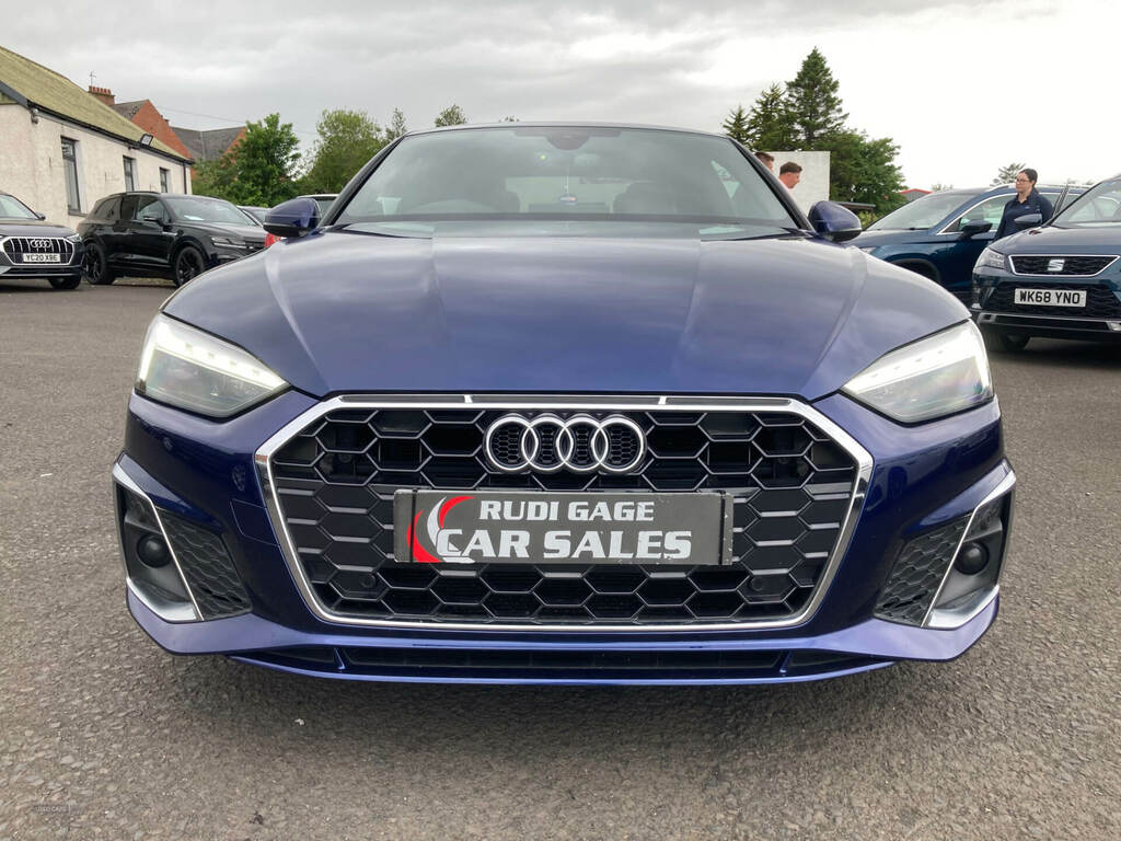 Audi A5 35 Tdi S Line S Tronic GY21XHU Blue #3
